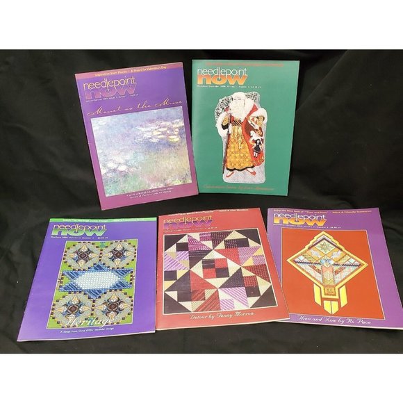 Other 5 Needlepoint Now Magazines Issues 13456 From 200 Patterns
